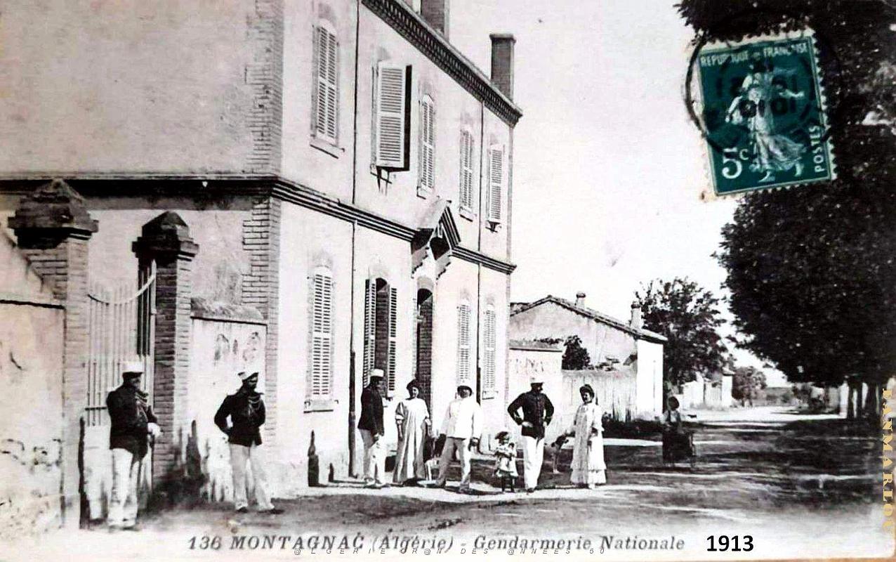 2410- Montagnac - Gendarmerie - 1913.jpg
